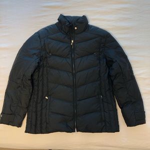 Lands’ End Quilted Down Puffer Jacket Coat - XL